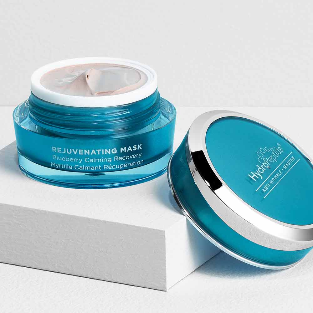 Rejuvenating Face Mask | HydroPeptide Blueberry Calming Recovery | Anti-Wrinkle + Sensitive